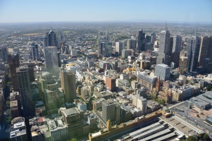 Melbourne from above