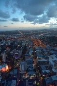 Sky Tower at night