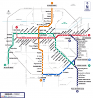 Santiago Metro Map