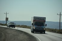 Driving into Black Rock City