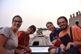 Nighttime on the Ganges