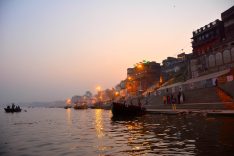 Nighttime on the Ganges