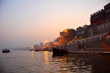 Nighttime on the Ganges