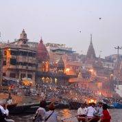 Nighttime on the Ganges