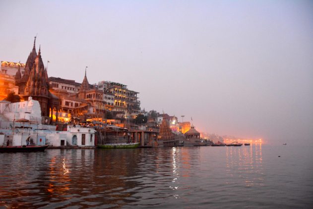 Nighttime on the Ganges