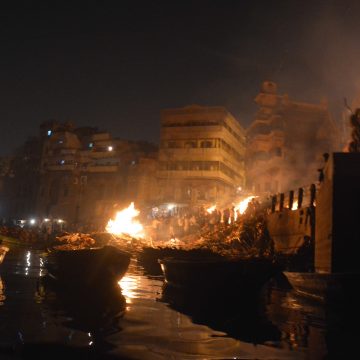 Nighttime on the Ganges