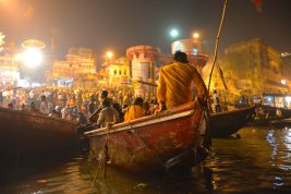 Nighttime on the Ganges