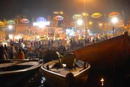Nighttime on the Ganges