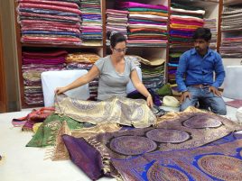 Visit to the Silk factory