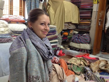 Visit to the Silk factory